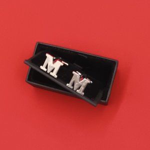 Initial "M" Cufflinks